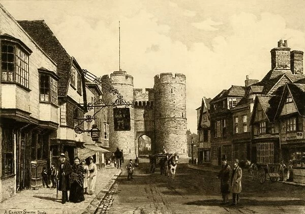 Westgate, Canterbury, 1898. Creator: Unknown