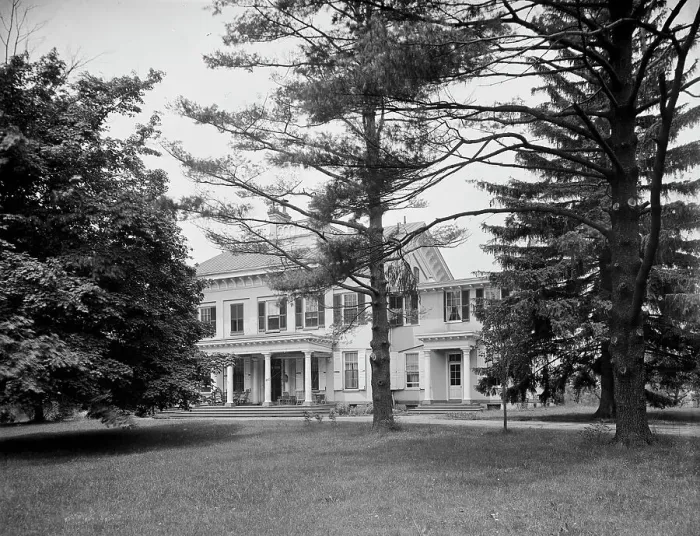 Framed Print : Westland, Home of Grover Cleveland, Princeton, N.J. c1903. Creator: Unknown Framed Print : Westland, Home of Grover Cleveland, Princeton, N.J. c1903. Creator: Unknown