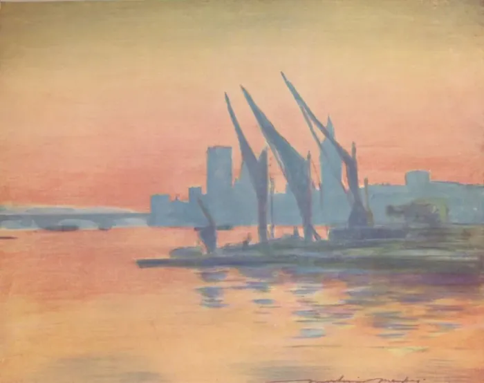 Framed Print : Westminster, 1903. Artist: Mortimer L Menpes Framed Print : Westminster, 1903. Artist: Mortimer L Menpes