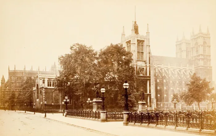 Framed Print : Westminster Abbey, 1850-1900. Creator: Unknown Framed Print : Westminster Abbey, 1850-1900. Creator: Unknown