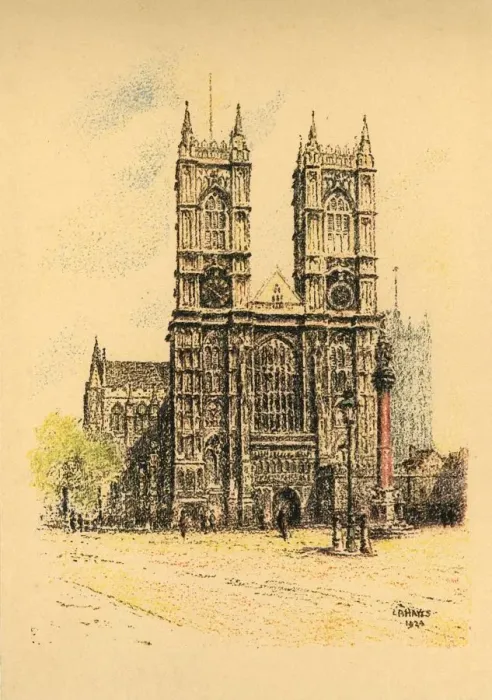 Framed Print : Westminster Abbey, 1924. Creator: L A Hayes Framed Print : Westminster Abbey, 1924. Creator: L A Hayes