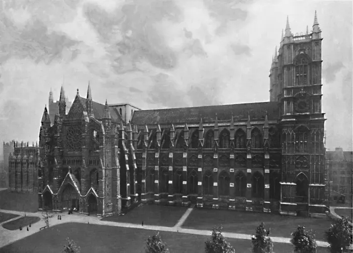 Framed Print : Westminster Abbey, c1896 Framed Print : Westminster Abbey, c1896