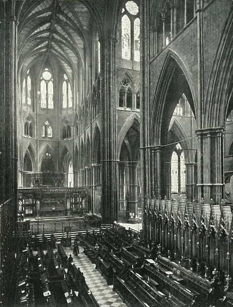 Westminster Abbey: Choir and Apse, 1911. Creator: Unknown