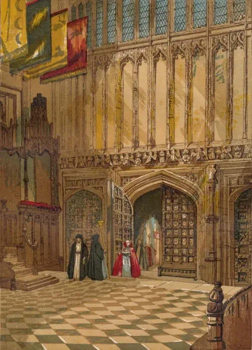 Framed Print : Westminster Abbey. - Henry The Sevenths Chapel, c1845, (1864)