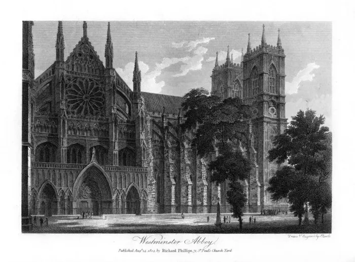 Framed Print : Westminster Abbey, London, 1804. Artist: Rawle Framed Print : Westminster Abbey, London, 1804. Artist: Rawle