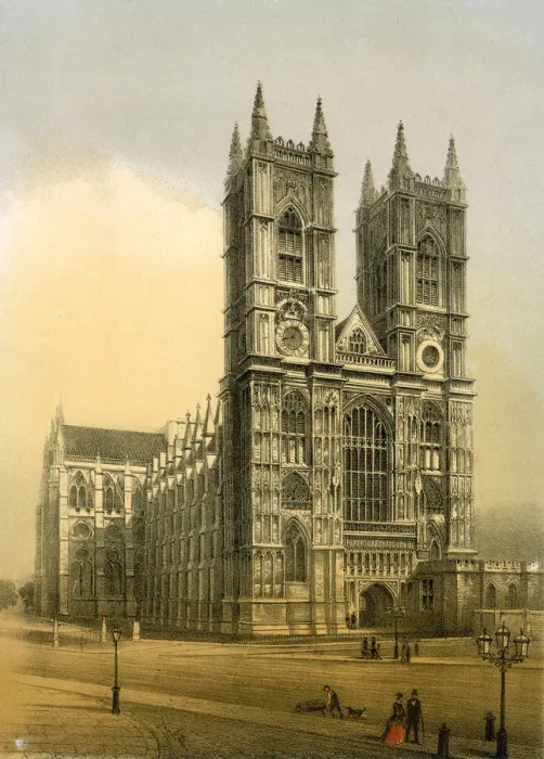 Framed Print : Westminster Abbey, London, c1870. Artist: WL Walton Framed Print : Westminster Abbey, London, c1870. Artist: WL Walton