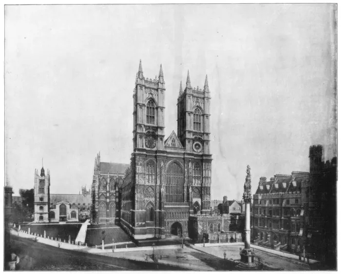 Framed Print : Westminster Abbey, London, late 19th century. Artist: John L Stoddard Framed Print : Westminster Abbey, London, late 19th century. Artist: John L Stoddard
