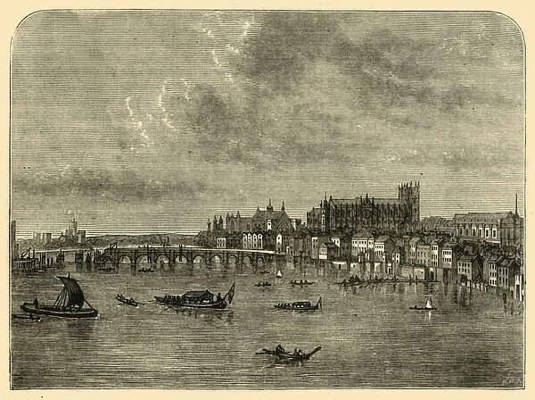 Westminster Bridge, (1881). Creator: Unknown