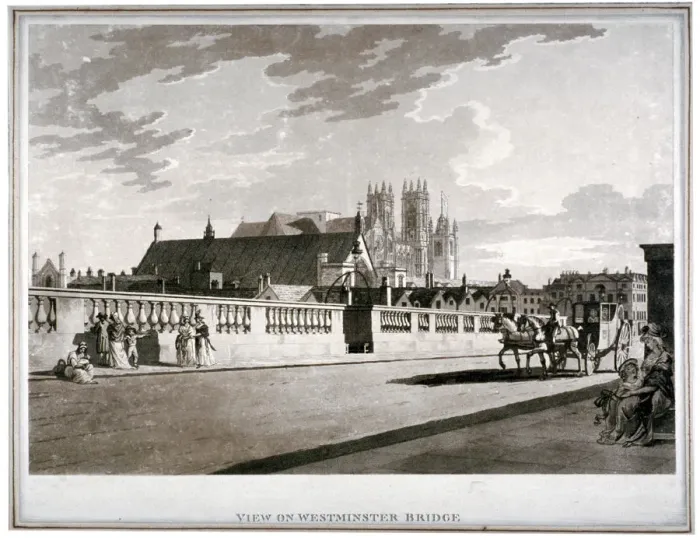 Framed Print : Westminster Bridge, London, 1792 Framed Print : Westminster Bridge, London, 1792