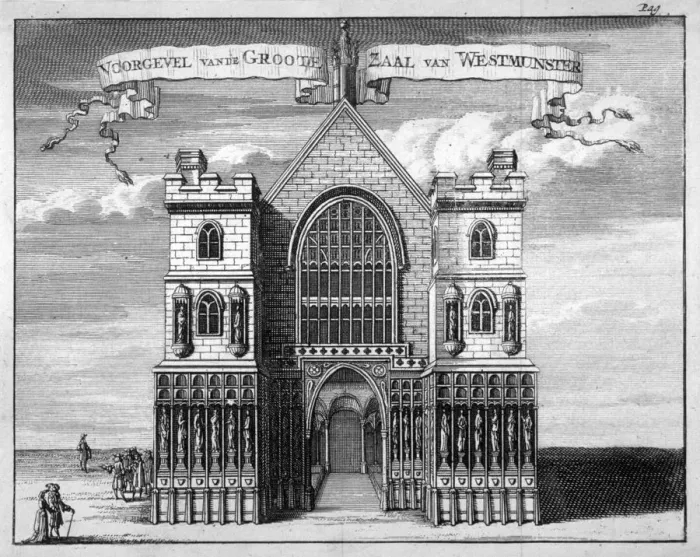 Framed Print : Westminster Hall, London, c1680 Framed Print : Westminster Hall, London, c1680