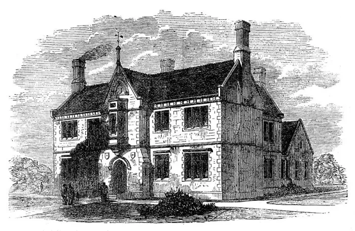Framed Print : Westminster Memorial Cottage Hospital, Shaftesbury, 1871. Creator: Unknown Framed Print : Westminster Memorial Cottage Hospital, Shaftesbury, 1871. Creator: Unknown