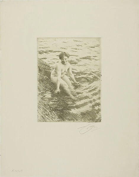 Wet, 1911. Creator: Anders Leonard Zorn