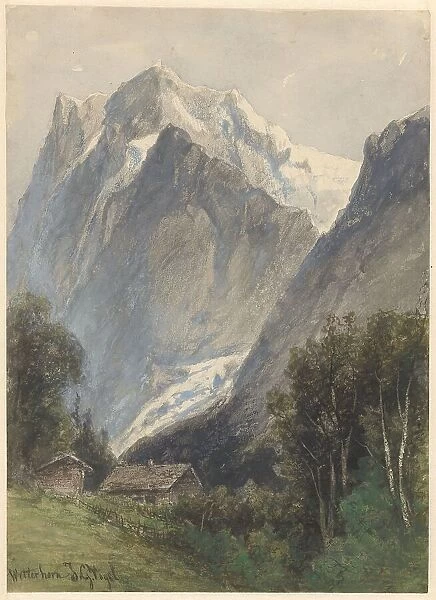 Wetterhorn in Switzerland, 1838-1915. Creator: Johannes Gysbert Vogel