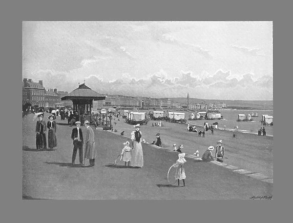 Weymouth seafront, c1900. Artist: Wheeler and Co