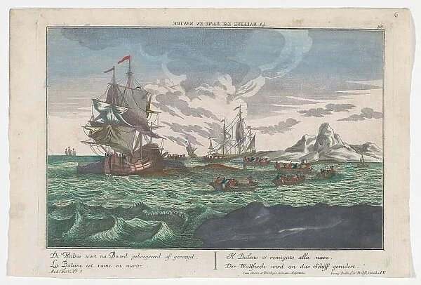 Whaling, 1742-1801. Creator: Anon