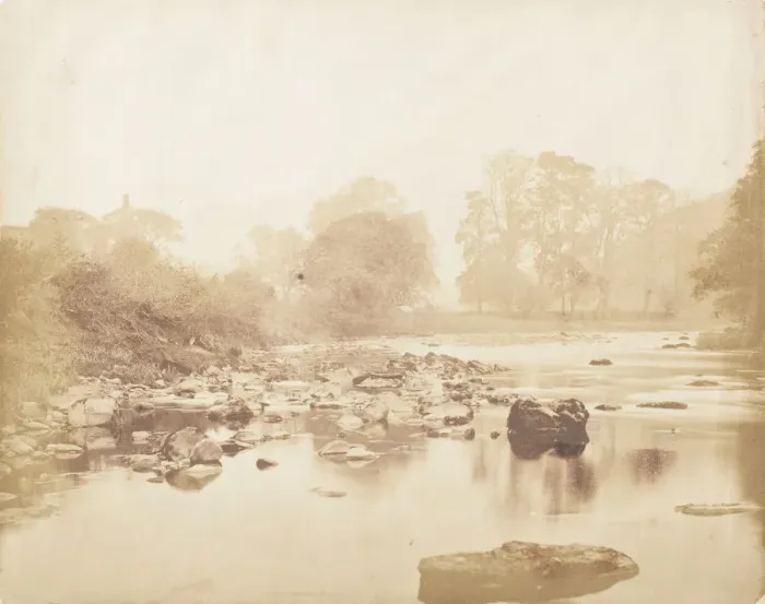 Framed Print : The Wharfe, Yorkshire, 1853-56. Creator: John Dillwyn Llewelyn Framed Print : The Wharfe, Yorkshire, 1853-56. Creator: John Dillwyn Llewelyn