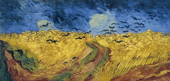 Framed Print : Wheatfield with Crows. Artist: Gogh, Vincent, van (1853-1890) Framed Print : Wheatfield with Crows. Artist: Gogh, Vincent, van (1853-1890)