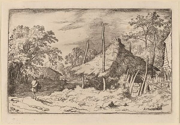 Wheel underneath the Hay Barn, probably c. 1645  /  1656. Creator: Allart van Everdingen
