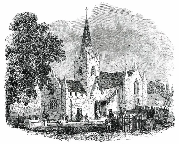 Framed Print : Whippingham Church, Isle of Wight, 1850. Creator: Unknown Framed Print : Whippingham Church, Isle of Wight, 1850. Creator: Unknown