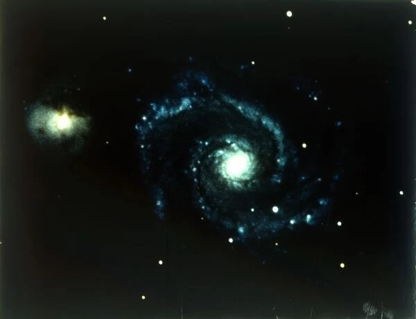 Whirlpool Galaxy in Canes Venatici. Creator: NASA