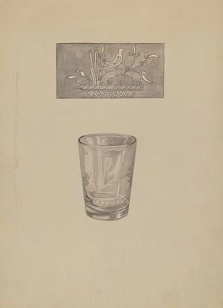 Whiskey Glass, 1935  /  1942. Creator: Gertrude Lemberg
