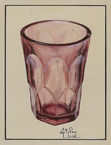 Whiskey Glass, 1937. Creator: Ralph Atkinson
