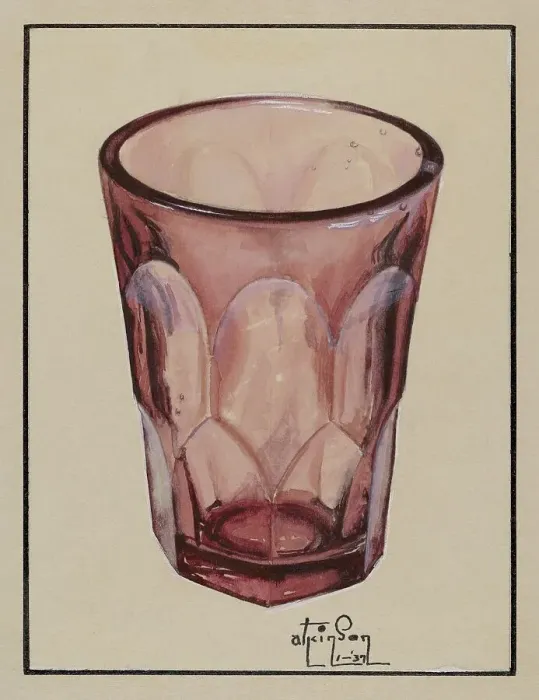 Framed Print : Whiskey Glass, 1937. Creator: Ralph Atkinson Framed Print : Whiskey Glass, 1937. Creator: Ralph Atkinson