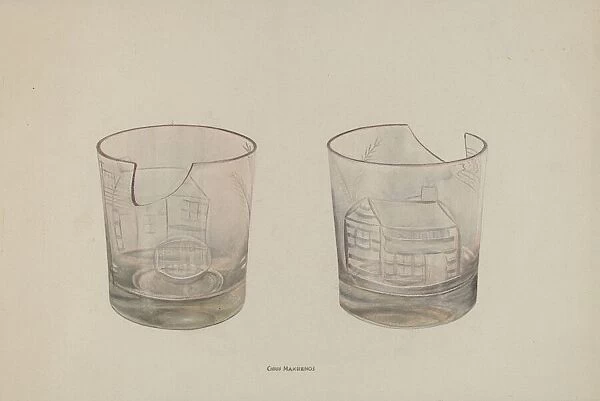 Whiskey Glass, c. 1941. Creator: Chris Makrenos