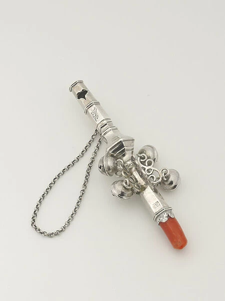 Whistle and Bells with Coral, c. 1722. Creator: Thomas Edwards