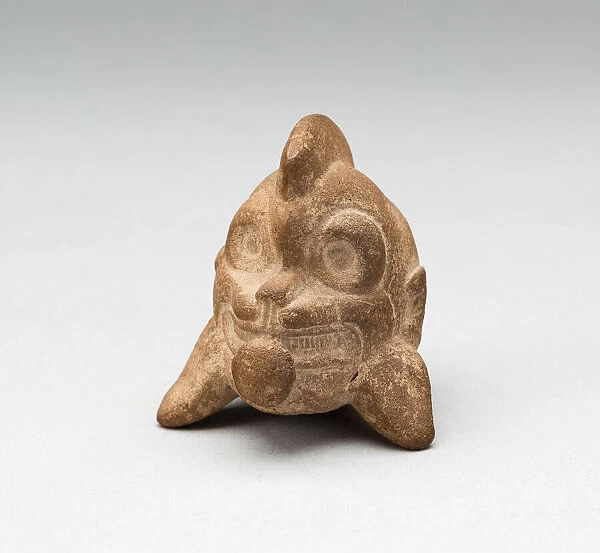 Whistle in the Form of the Head of a Jaguar, Possibly A. D. 250  /  900. Creator: Unknown