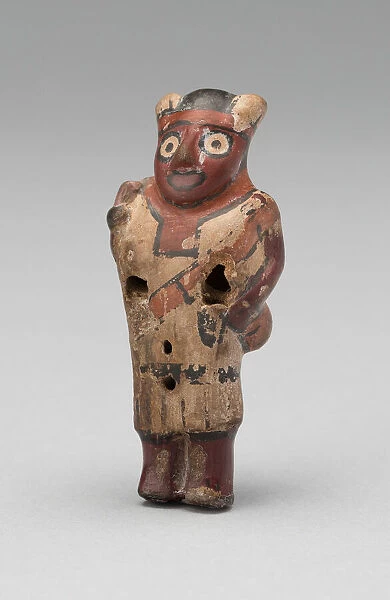 Whistle in the Form of a Standing Figure, 180 B. C.  /  A. D. 500. Creator: Unknown