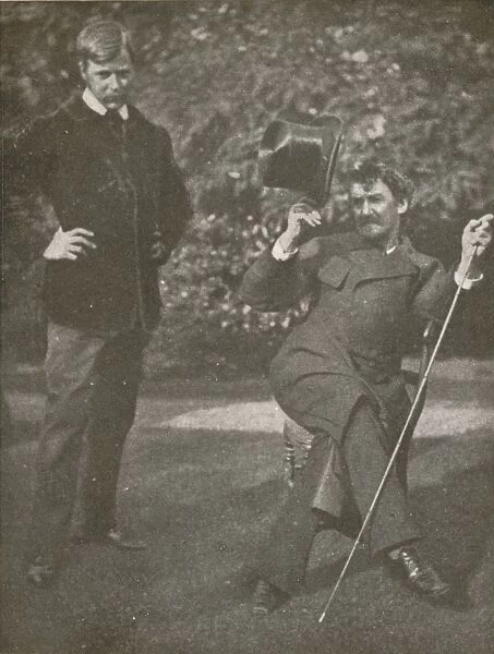 Whistler and Menpes, c1885, (1904)