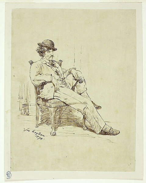 Whistler Resting, 1874. Creator: James Hayllar