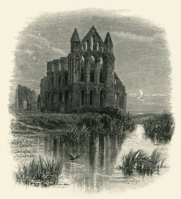 Framed Print : Whitby Abbey, c1870 Framed Print : Whitby Abbey, c1870