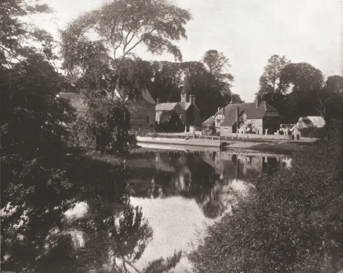 Framed Print : Whitchurch in Oxfordshire, 1894. Creator: Unknown Framed Print : Whitchurch in Oxfordshire, 1894. Creator: Unknown