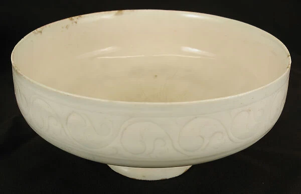 White bowl, Iran, 12th century. Creator: Unknown