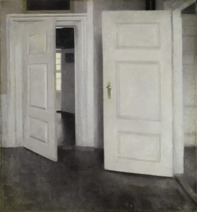 Framed Print : White Doors. Interior, 1899 Framed Print : White Doors. Interior, 1899