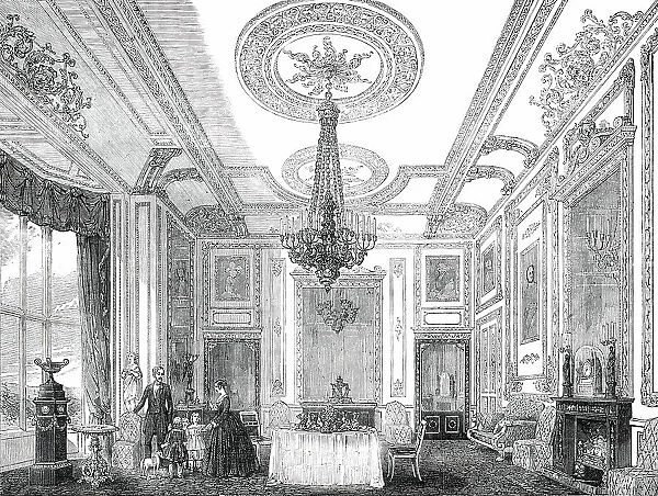 The White Drawing-Room, Windsor Castle, 1850. Creator: Unknown