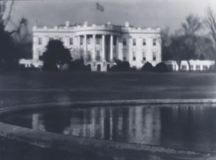 Framed Print : White House, 1913 Nov. Creator: Arnold Genthe Framed Print : White House, 1913 Nov. Creator: Arnold Genthe