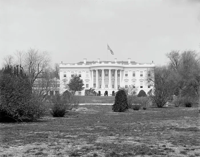 Framed Print : The White House, south front, Washington, D.C. 1902. Creator: Unknown Framed Print : The White House, south front, Washington, D.C. 1902. Creator: Unknown