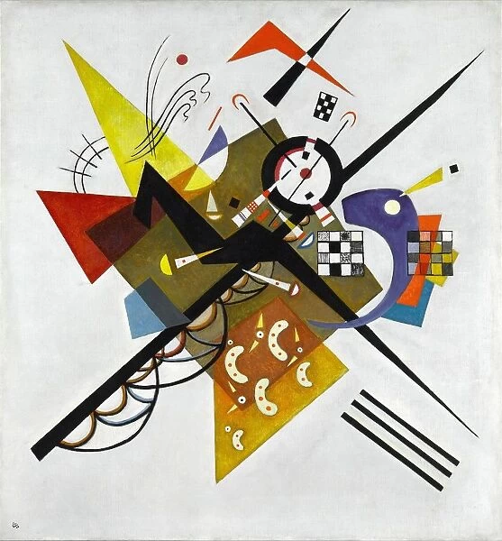On White II, 1923. Found in the collection of Musee national d art moderne
