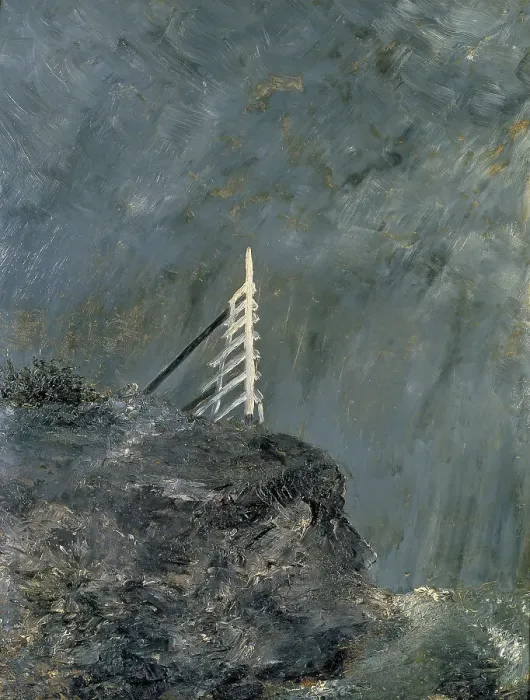 Framed Print : The White Mare II. Creator: August Strindberg Framed Print : The White Mare II. Creator: August Strindberg