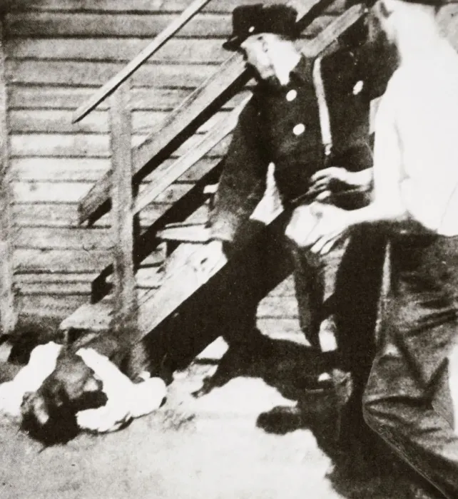 Framed Print : Two white men stoning an African American to death, 1919 Framed Print : Two white men stoning an African American to death, 1919