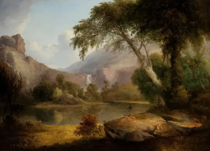 Framed Print : White Mountains, New Hampshire (image 1 of 2), 1836. Creator: Thomas Doughty