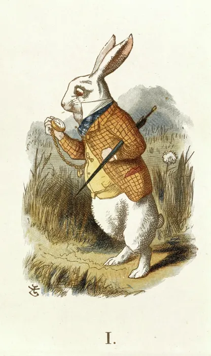 Framed Print : The White Rabbit, 1890. Creator: John Tenniel Framed Print : The White Rabbit, 1890. Creator: John Tenniel