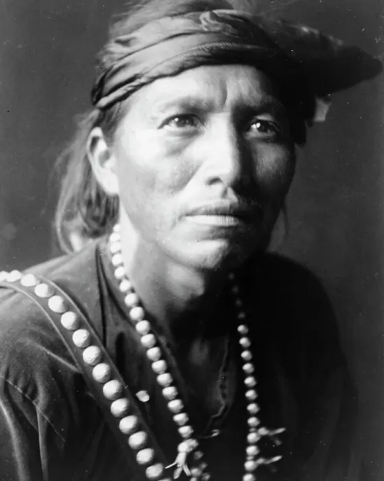 Framed Print : The White Singer, c1906. Creator: Edward Sheriff Curtis Framed Print : The White Singer, c1906. Creator: Edward Sheriff Curtis