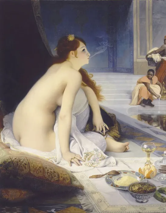 Framed Print : The white slave (L esclave blanche), 1888 Framed Print : The white slave (L esclave blanche), 1888
