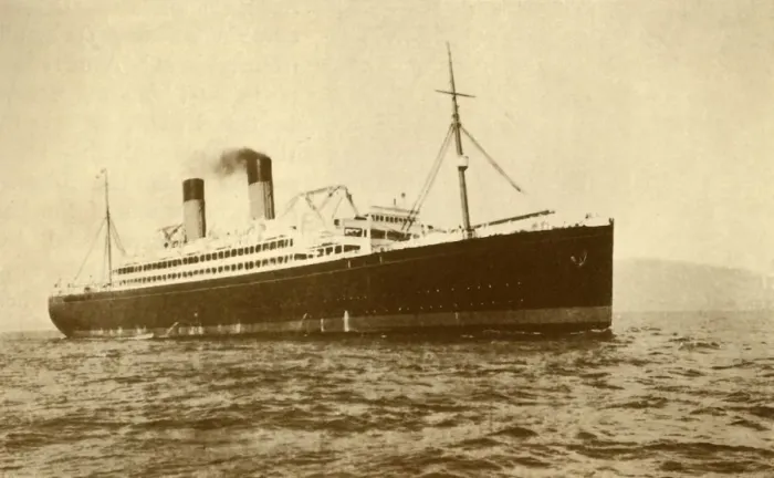 Framed Print : The White Star Liner Doric (16, 484 Tons). Creator: Unknown