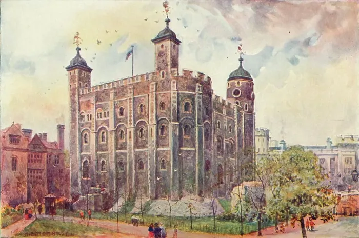 Framed Print : The White Tower, Tower of London, 1906 Framed Print : The White Tower, Tower of London, 1906