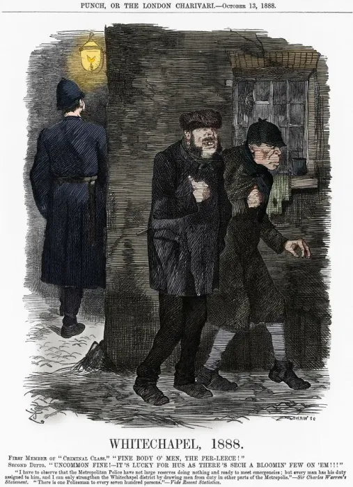 Framed Print : Whitechapel, 1888. Artist: Joseph Swain Framed Print : Whitechapel, 1888. Artist: Joseph Swain